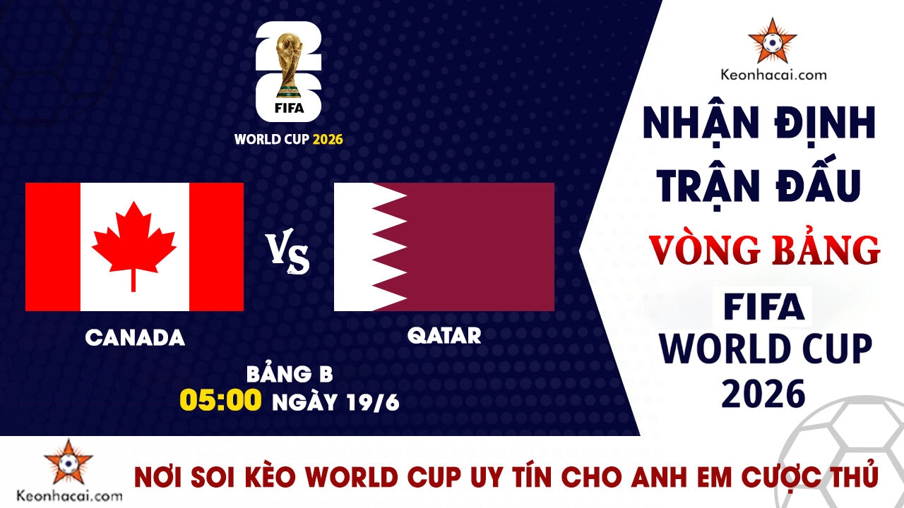 Nhận Định Canada vs Qatar, 05h00 Ngày 19/6: Chủ nhà tăng tốc