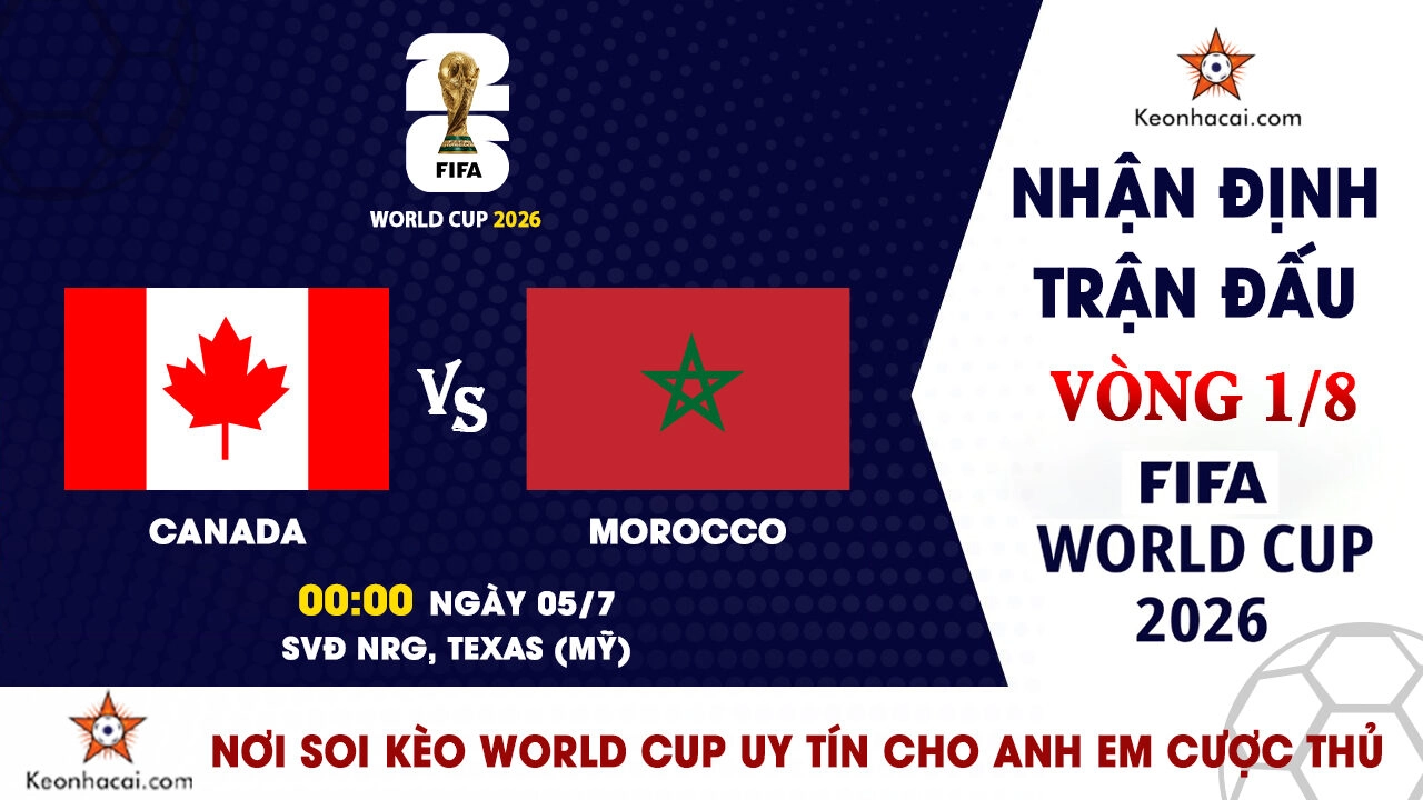 World Cup 2026 – Nhận Định Canada vs Morocco, 00h00 Ngày 05/07: “Vua đấu cúp” thách thức làn sóng chủ nhà